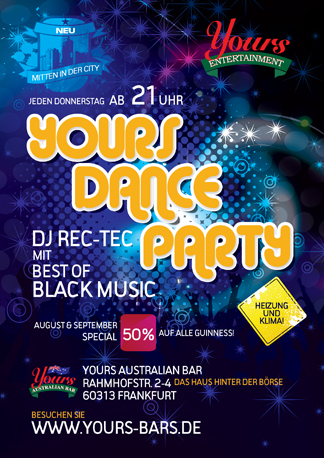 Danceparty at YOURS!