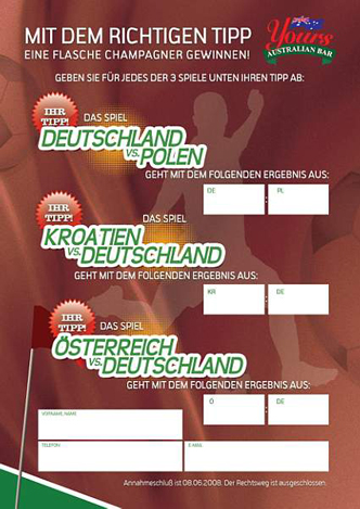 mit dem richtigen Tipp