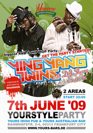 Ying & Yang Twins in Irish Pub!